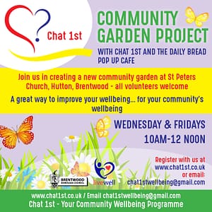 Join us at the Chat 1st Community Garden
