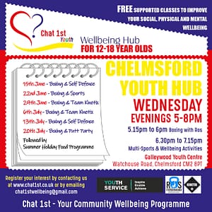 Chat 1st Chelmsford Youth Hub