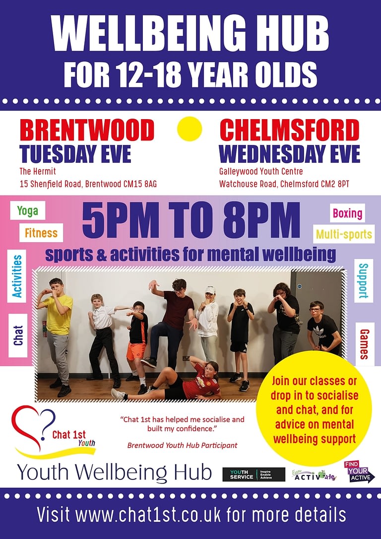 Chat 1st Youth Mental Wellbeing Clubs